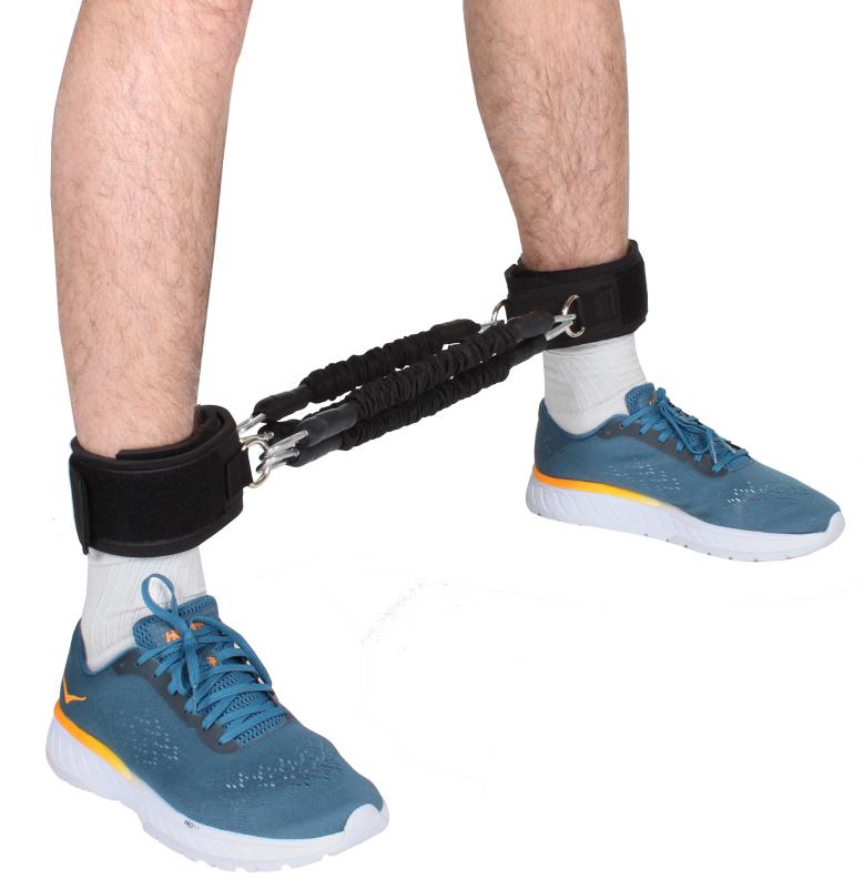Merco Leg Trainer Set odporové gumy sada čierna