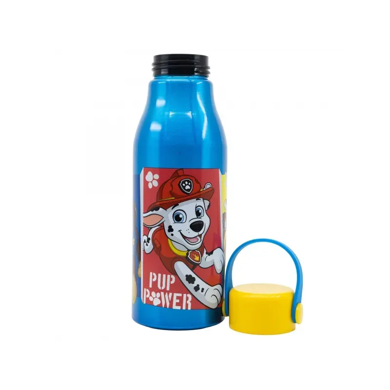 STOR Hliníková fľaša s rúčkou PAW PATROL Blue, 760ml, 74661