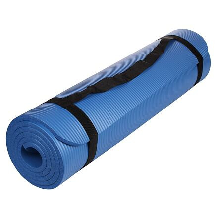 Yoga NBR 10 Mat podložka na cvičenie modrá