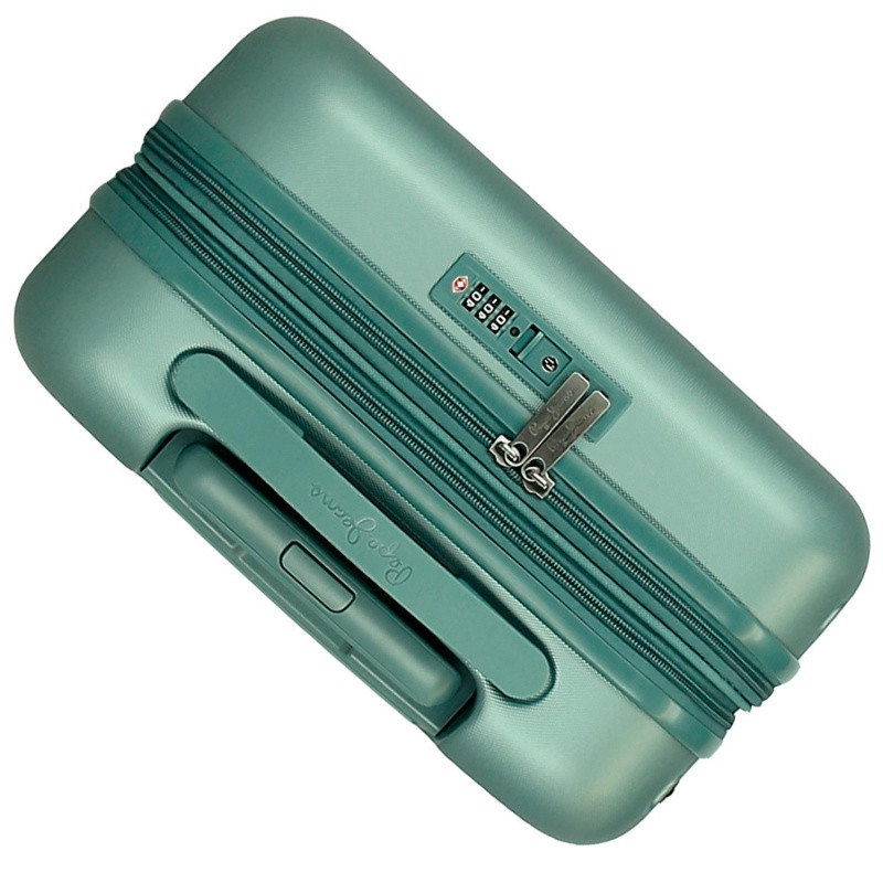 PEPE JEANS Highlight Verde, ABS Cestovný kufor, 55x40x20cm, 37L, 768862B (small exp.) 6