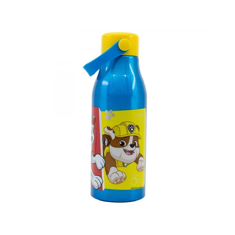 STOR Hliníková fľaša s rúčkou PAW PATROL Blue, 760ml, 74661