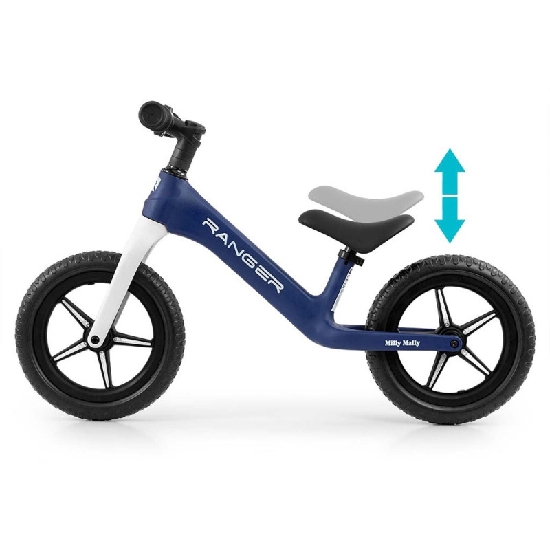 Detský balančný bicykel Milly Mally Ranger Flash Navy 4