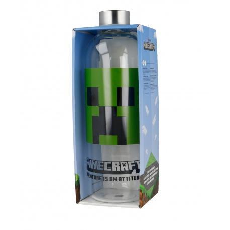 Stor Luxusná sklenená fľaša MINECRAFT 1030ml, 00445