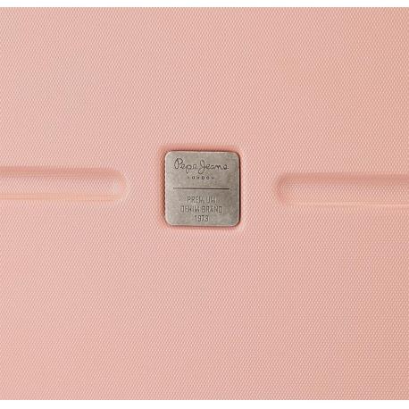 JOUMMA BAGS ABS kozmetický kufrík PEPE JEANS HIGHLIGHT Rosa Claro, 21x29x15cm, 9L, 7683924