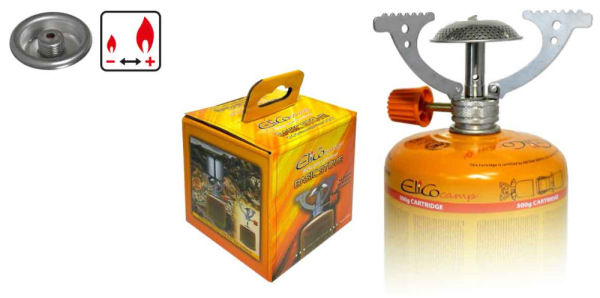 Kempingový varič BASIC s reguláciou, pripojenie na závit 7/16", ELICO