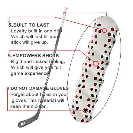 Shrink Grip koncovka na hokejku modrá 3