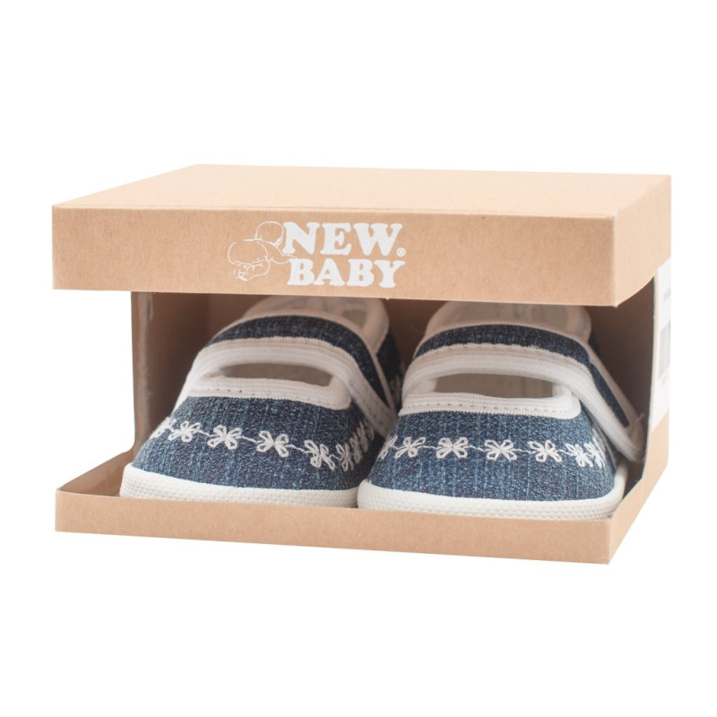 Dojčenské capačky New Baby Jeans biele 0-3 m 0-3 m 3