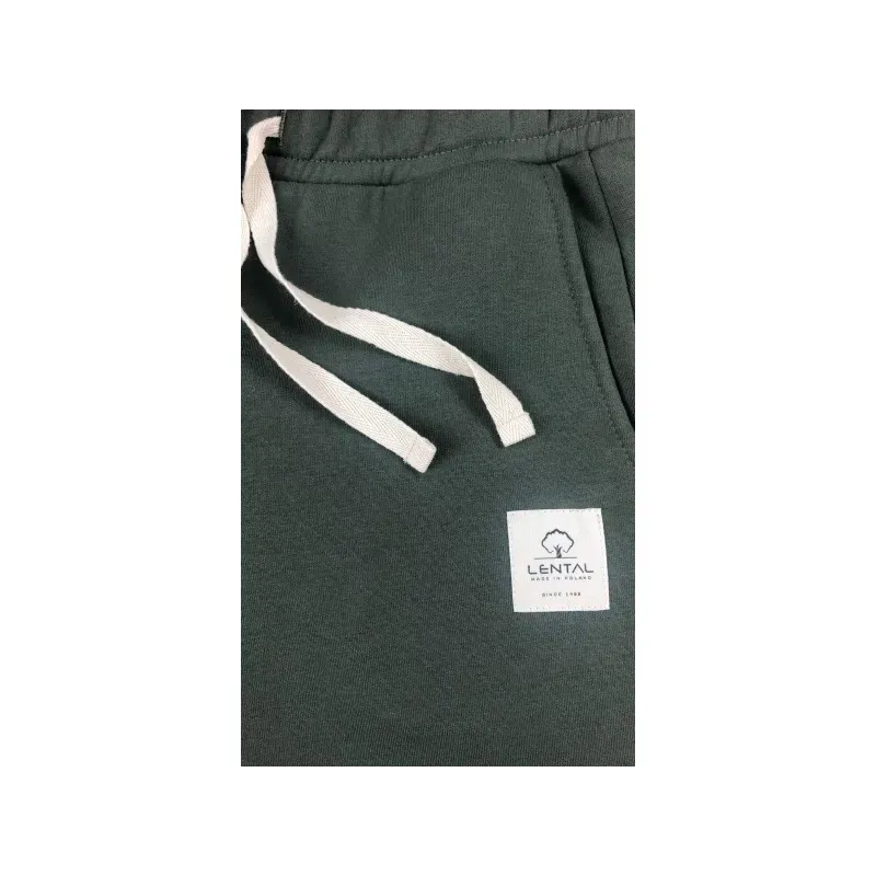 Pánske teplákové nohavice Maks - Color : Khaki - S (small)
