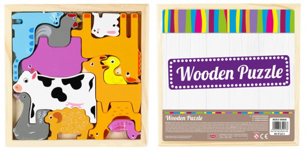 Puzzle skladačka Zvieratká 3