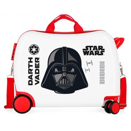 JOUMMA BAGS Detský kufor na kolieskach / odrážadlo STAR WARS Darth Vader, 34L, 4559823