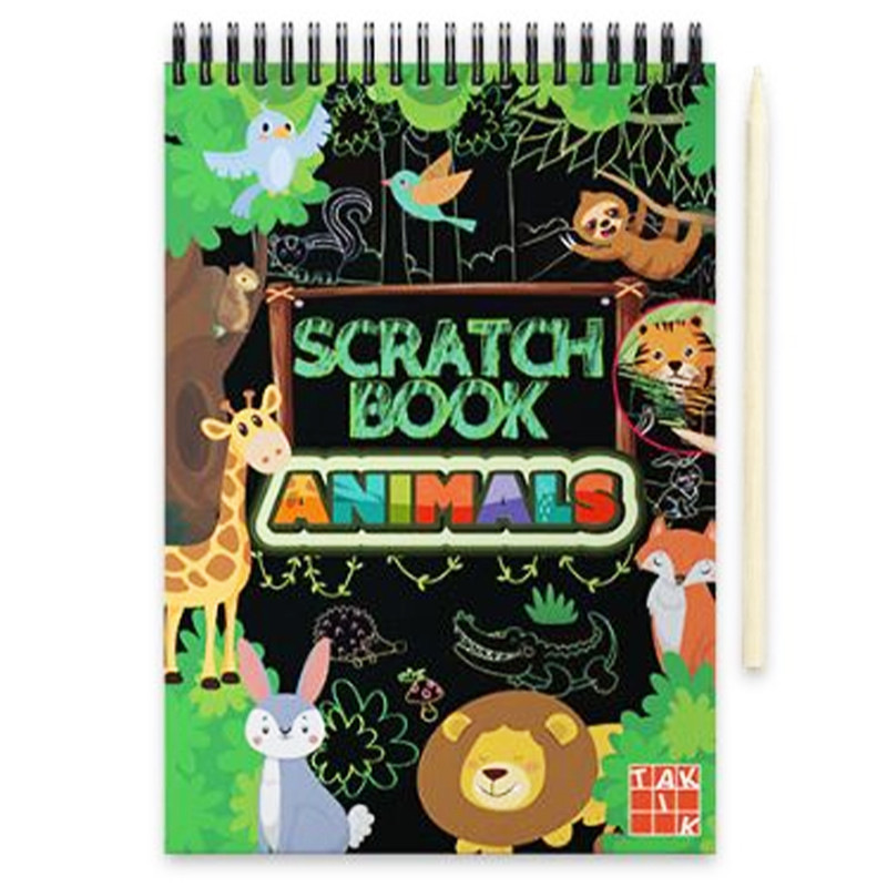 Scratch book Zvieratá