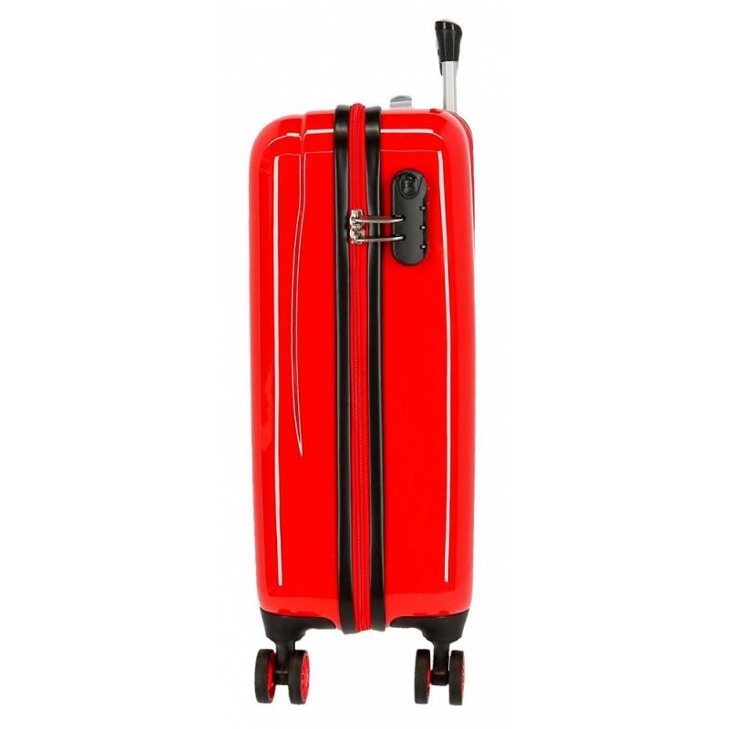 JOUMMA BAGS Luxusný detský ABS cestovný kufor PAW PATROL Red, 55x38x20cm, 34L, 2191722