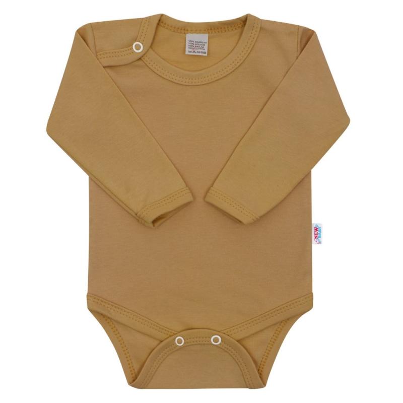 Dojčenské body New Baby Classic II moccacino 80 (9-12m)