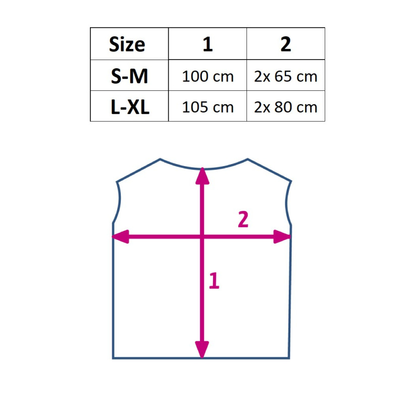 Mušelínové pončo Mommy mint L/XL 1