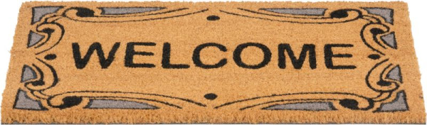 Rohožka MagicHome, pred dvere, Welcome, kokos/pvc, 40x60 cm 1