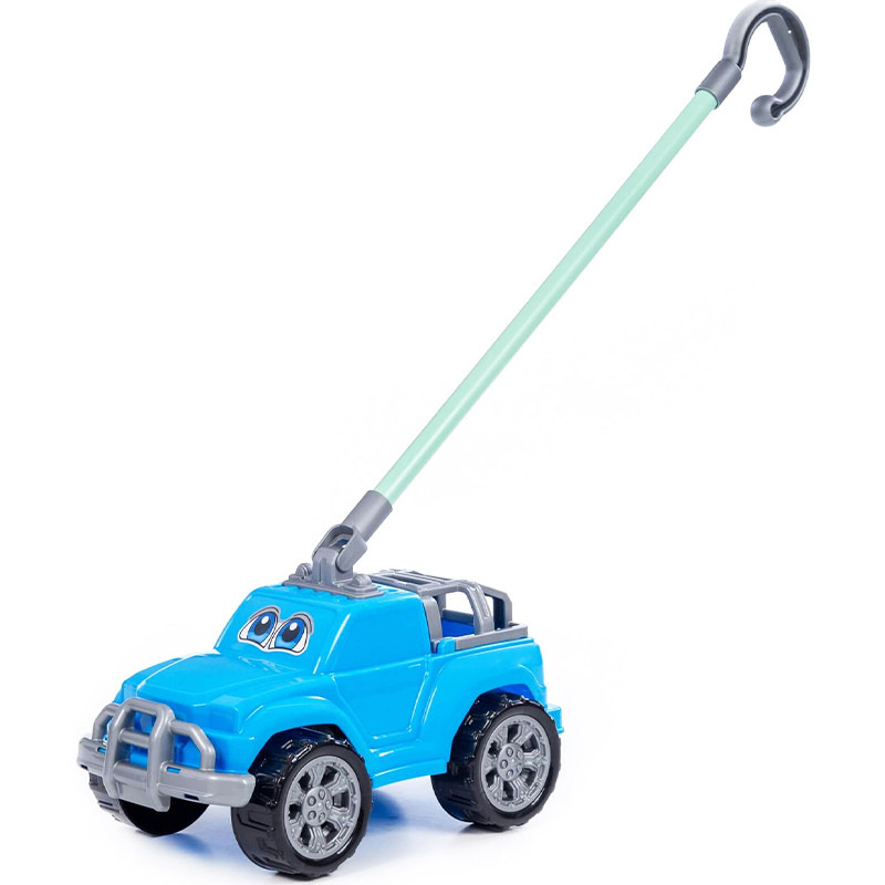 Ťahacie modré auto