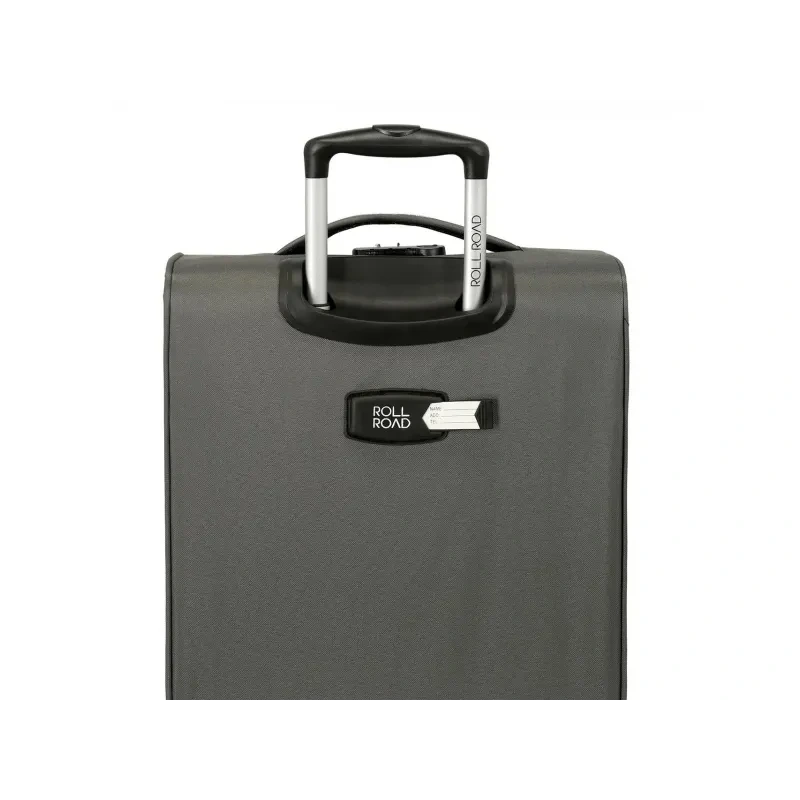 Príručný textilný kufor (small) 55x40x20 cm – Roll Road Royce Grey, 39L, 5019122 7
