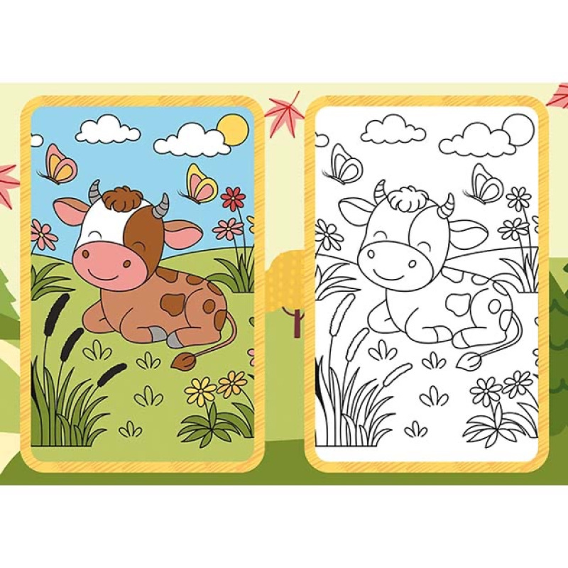 Omaľovánka A5 Farma 1