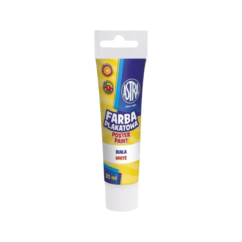 ASTRA Temperová farba v tube 30ml BIELA, 83110904