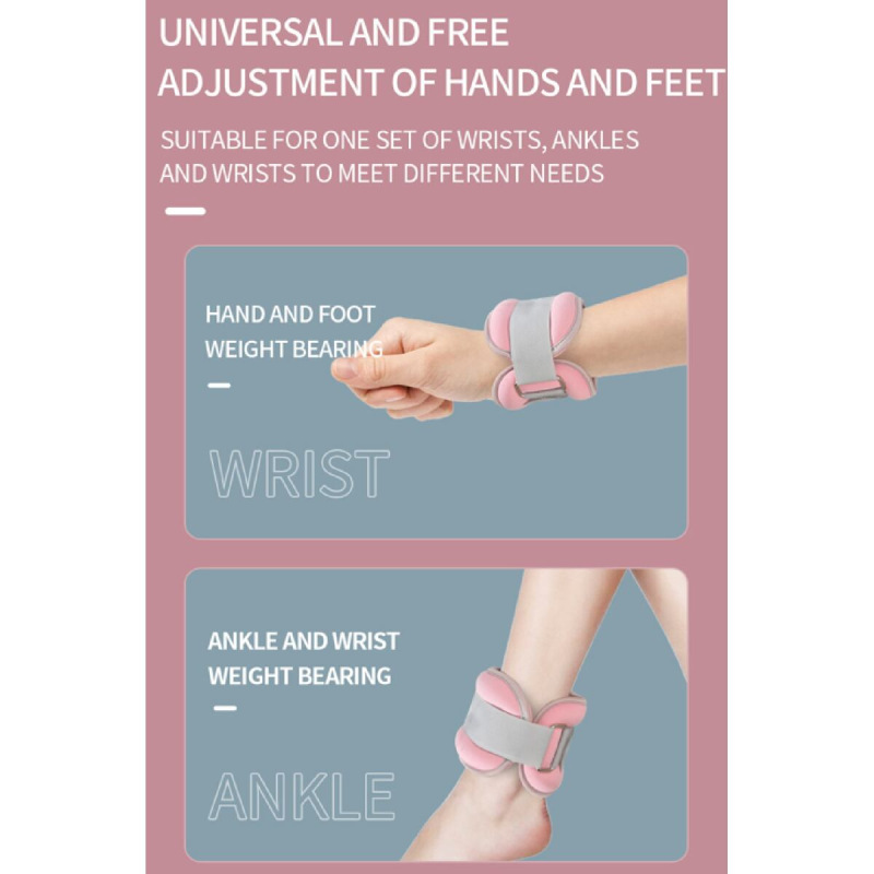 WFS 1000 sada závažie na zápästie a členky modrá 1