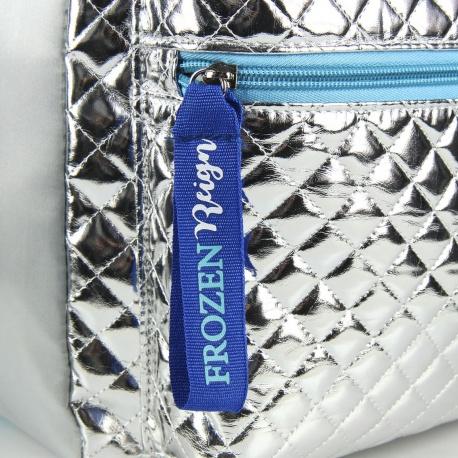 Dievčenský štýlový batoh DISNEY FROZEN Fashion Silver, 40cm, 2100002694