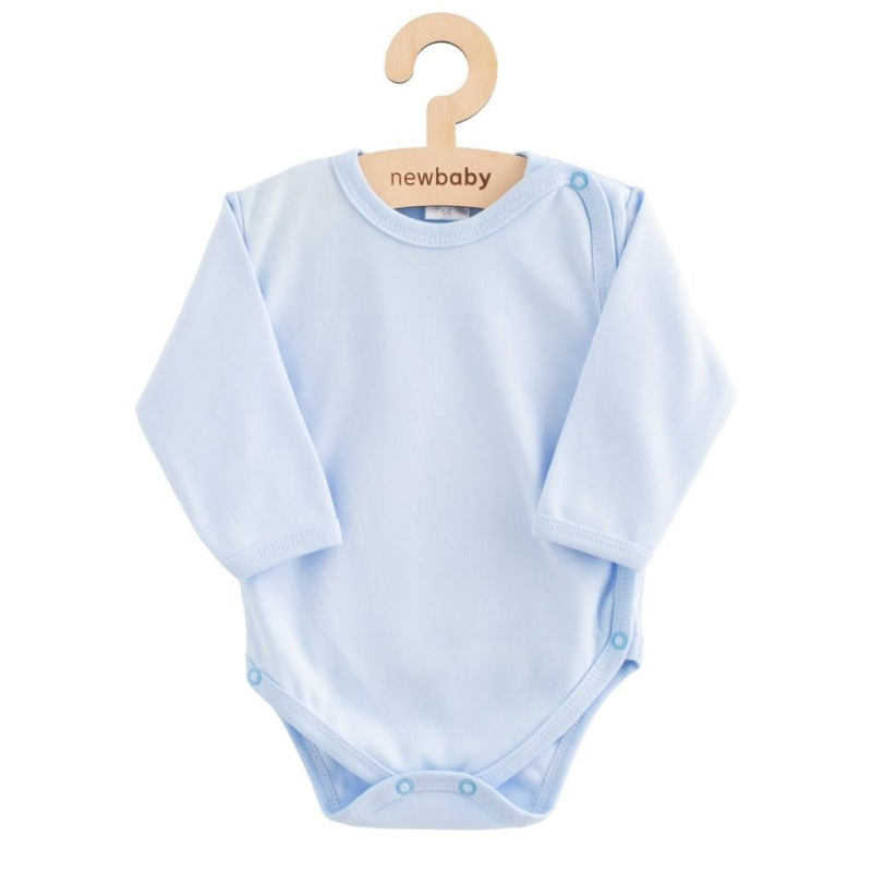 Dojčenské body celorozopínacie New Baby Classic II modré 68 (4-6m) 1