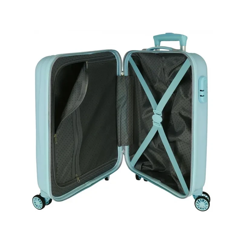 Luxusný detský ABS cestovný kufor DISNEY FROZEN Frosted Light, 55x38x20cm, 34L, 2431721 4