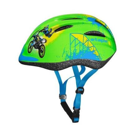 Rebel detská cyklistická prilba zelená 1