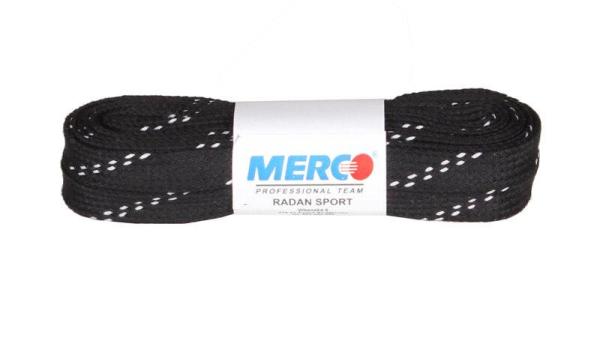 Merco PHX šnúrky do korčúľ, nevoskované čierna, 310cm