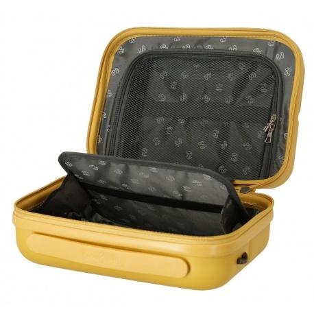 JOUMMA BAGS ABS kozmetický kufrík PEPE JEANS HIGHLIGHT Ochre, 21x29x15cm, 9L, 7683923