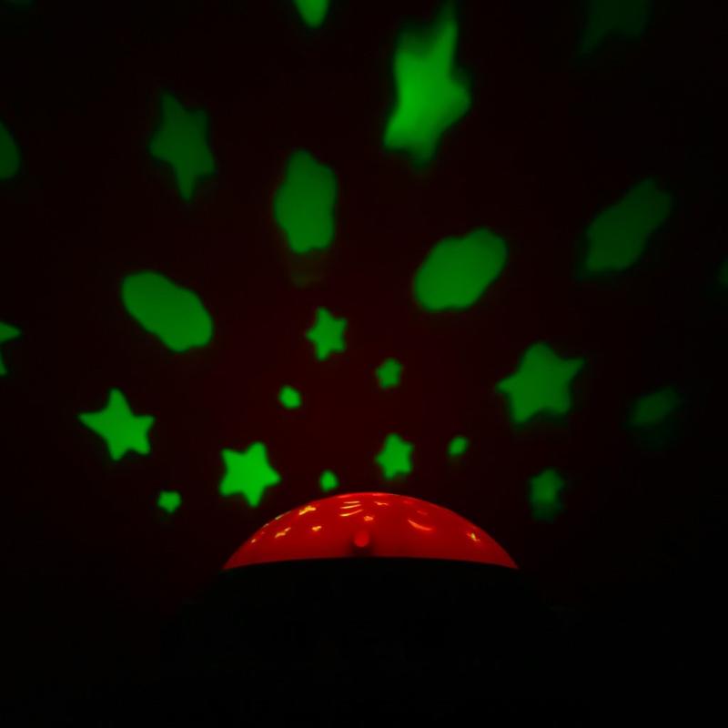 Kolotoč nad postieľku so svetelným projektorom Baby Mix red