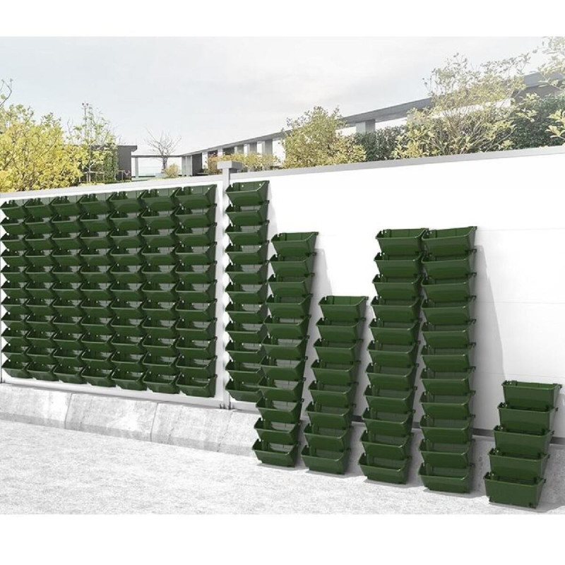 Wallnet Set plastové kvetináče na stenu so samozavlažovaním 3
