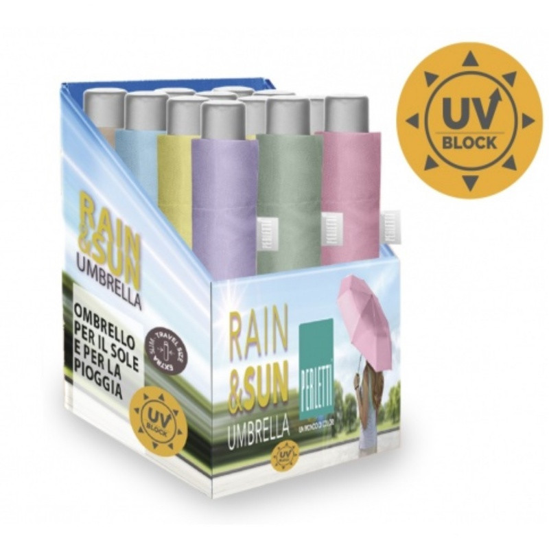 Skladací dáždnik s UV filtrom Perletti Time / Azzurro Pastello, 26409 3