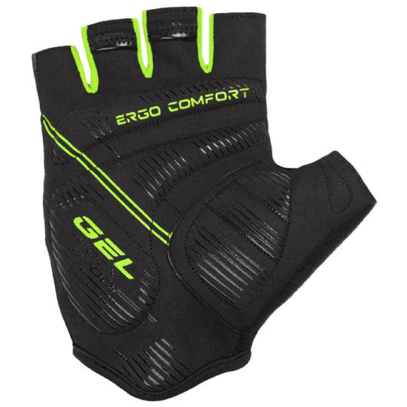Air cyklistické rukavice čierna-zelená 2