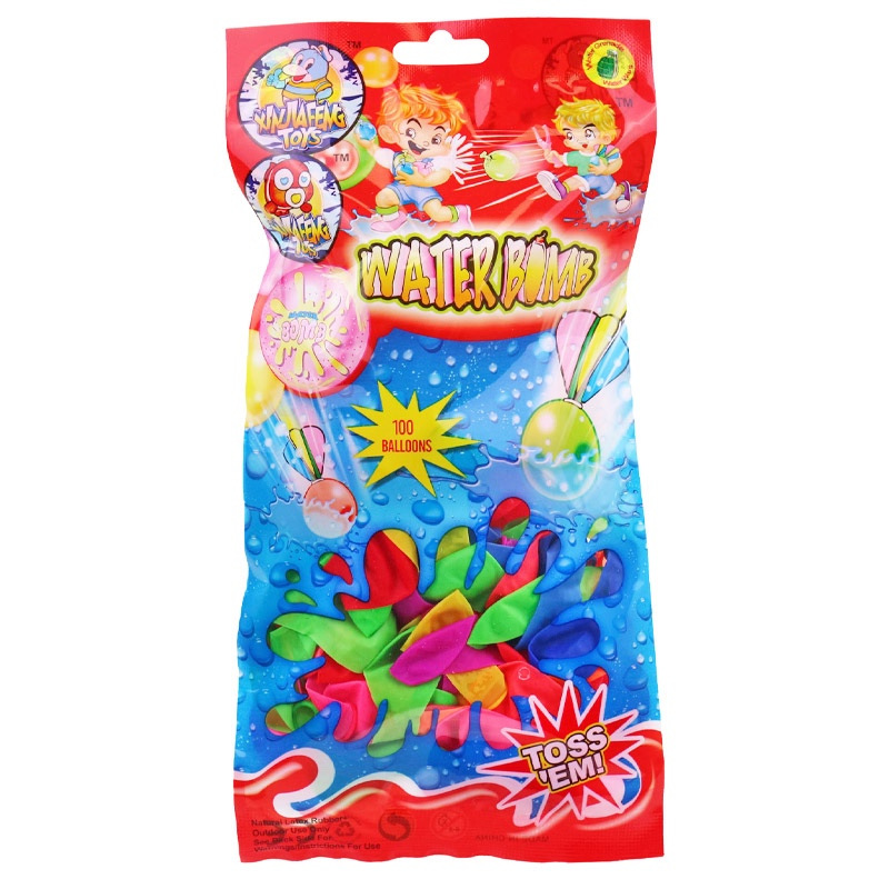 Vodné bomby v sáčku