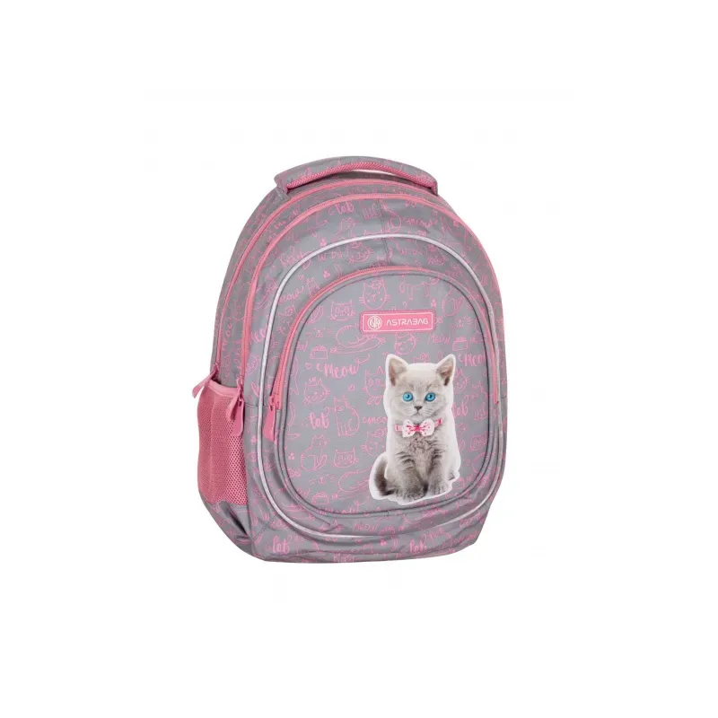 ASTRA ASTRABAG Školský batoh pre prvý stupeň PINK KITTY, AB330, 502022139