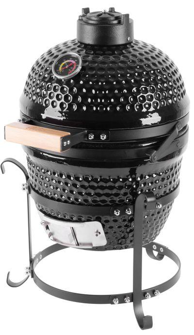 Gril Strend Pro Kamado Egg 13", priemer 27 cm, gril. výška 34,5 cm, čierny, 35x40,5x55 cm