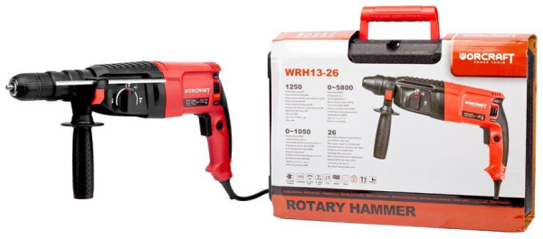 Kladivo Worcraft WRH13-26, elektrické, 230V, 50 Hz, 800 W 2