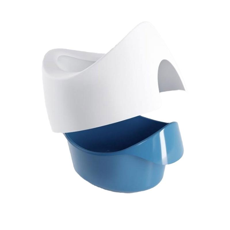 Detský obojstranný ergonomický nočník s výlevkou Teggi modrý