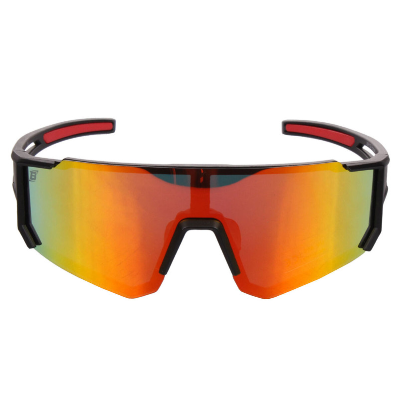 BG25 Polarized športové okuliare čierna-červená 2