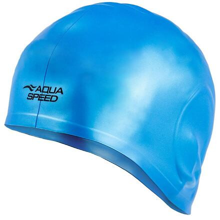 Aqua-Speed Volume Ear Cap kúpacia čiapka modrá