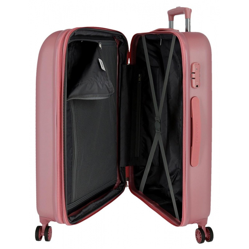 Cestovný kufor MOVOM Riga Pink, 56x29x83cm, 108L, 5999365 (large exp.) 4