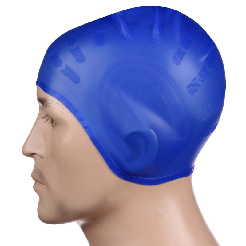 Ear Cap plavecká čiapka modrá 2