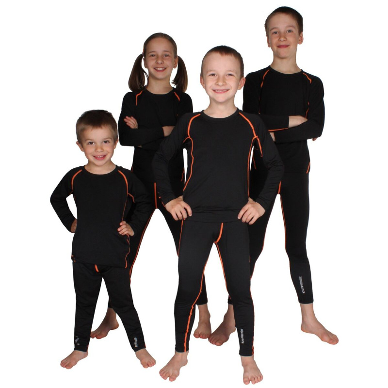 Kid Warm detská termo bielizeň oranžová 1