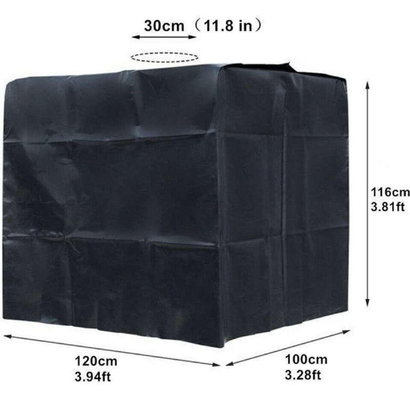 Tank Cover Zipper ochranný kryt na IBC nádrž 1000 l 3