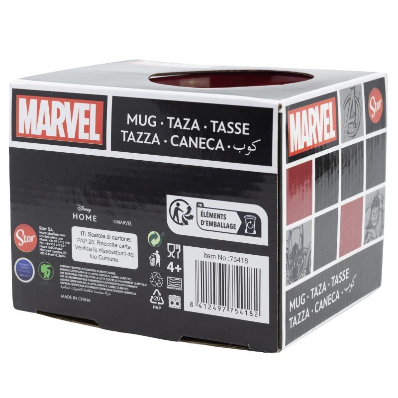 STOR Keramický hrnček Avengers Marvel Pattern, 380ml, 75418