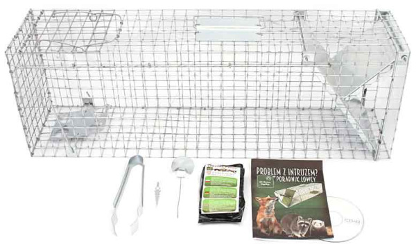 Pasca na kuny, potkany a norky, 80x20x27 cm, jednovchodová, XL-TOOLS 1