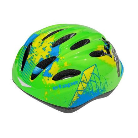 Rebel detská cyklistická prilba zelená 2