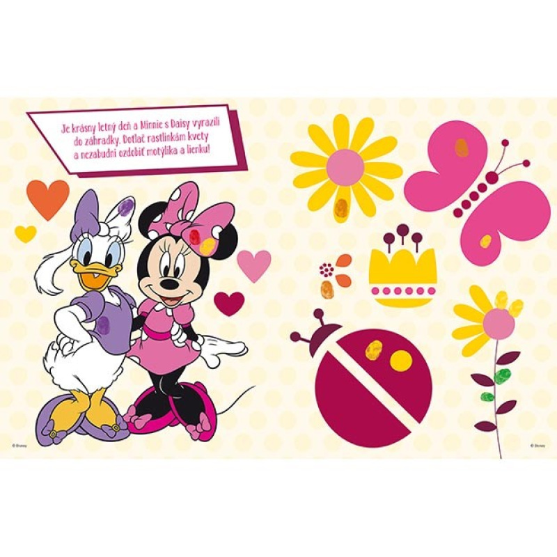 Farebné pršteky Minnie 1