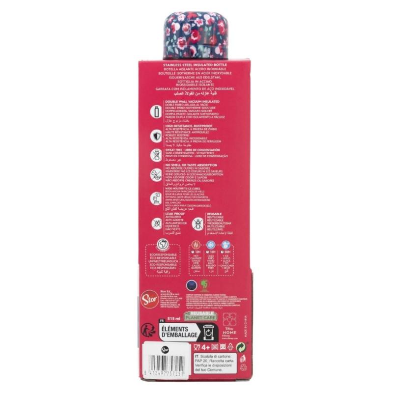 STOR Nerezová fľaša / termoska Minnie Mouse Gardening, 515ml, 75725